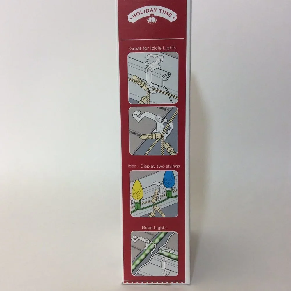 ALL Purpose Light Clips Holders Holiday 100 Pieces